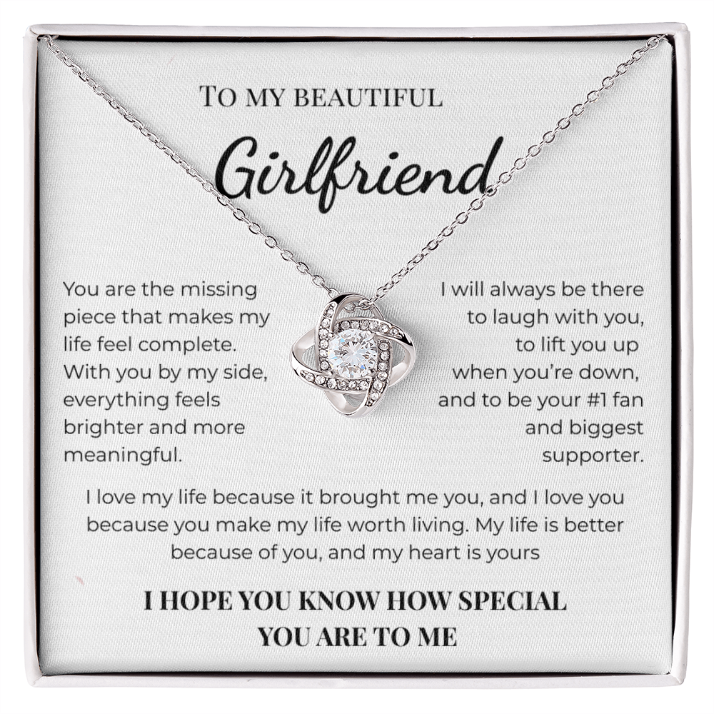 Girlfriend Heart Pendant Necklace Romantic Valentine Gift For Her.