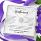 Girlfriend Heart Pendant Necklace Romantic Valentine Gift For Her.