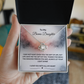 To My Bonus Daughter | I Love You With All My Heart | Love Knot Necklace
