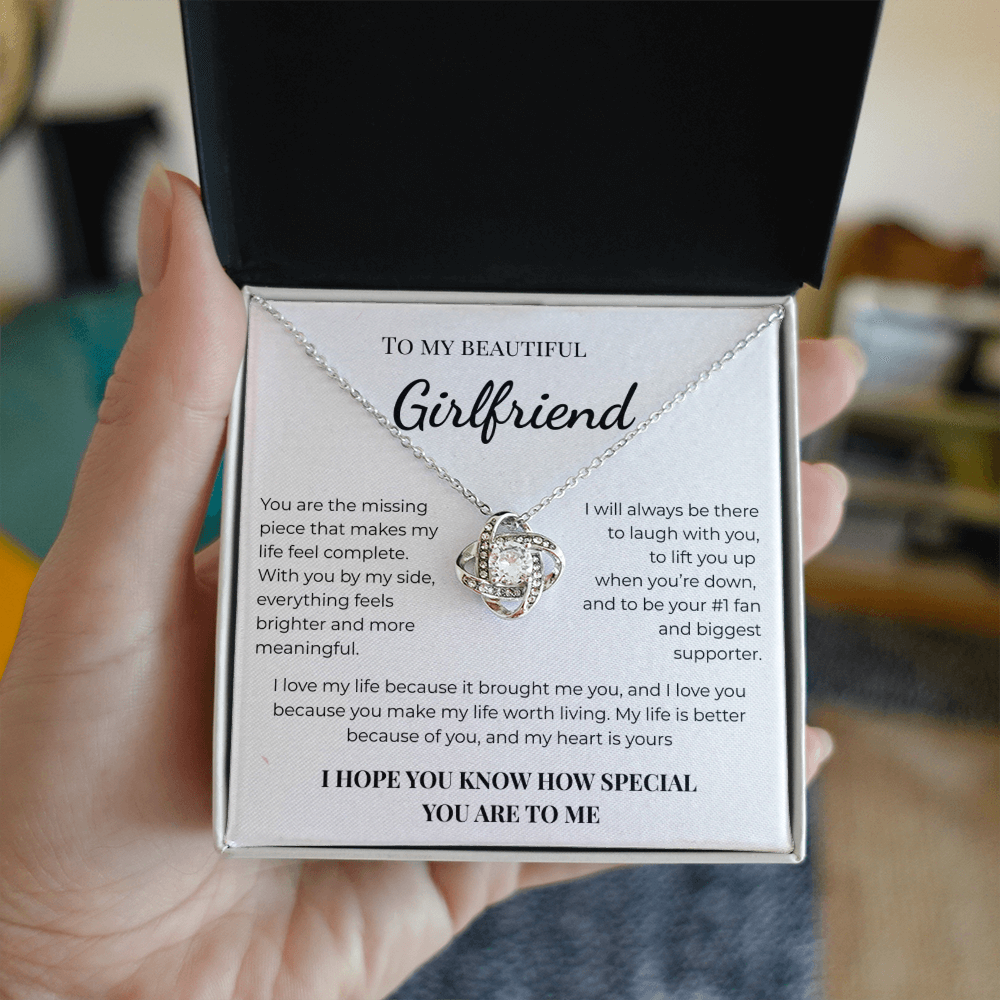 Girlfriend Heart Pendant Necklace Romantic Valentine Gift For Her.