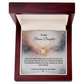 To My Bonus Daughter | I Love You With All My Heart | Love Knot Necklace