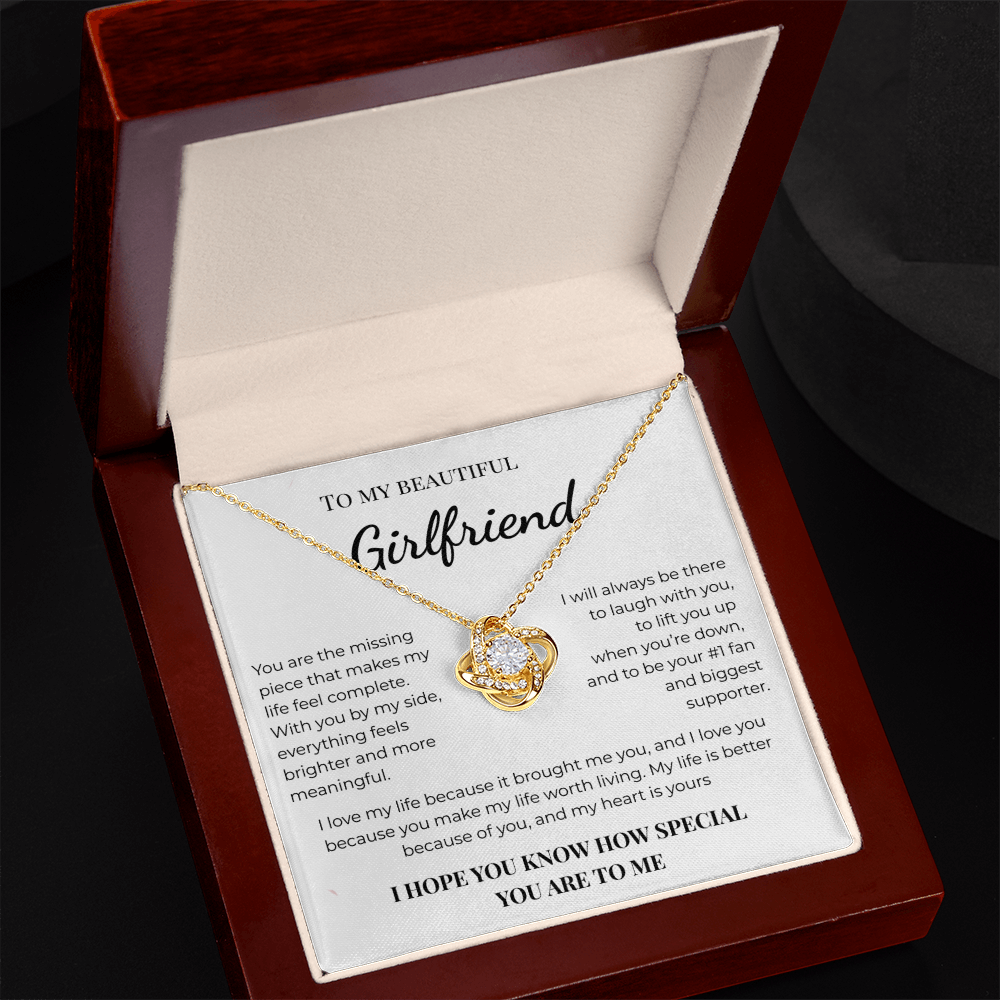 Girlfriend Heart Pendant Necklace Romantic Valentine Gift For Her.