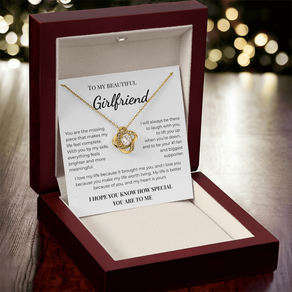 Girlfriend Heart Pendant Necklace Romantic Valentine Gift For Her.