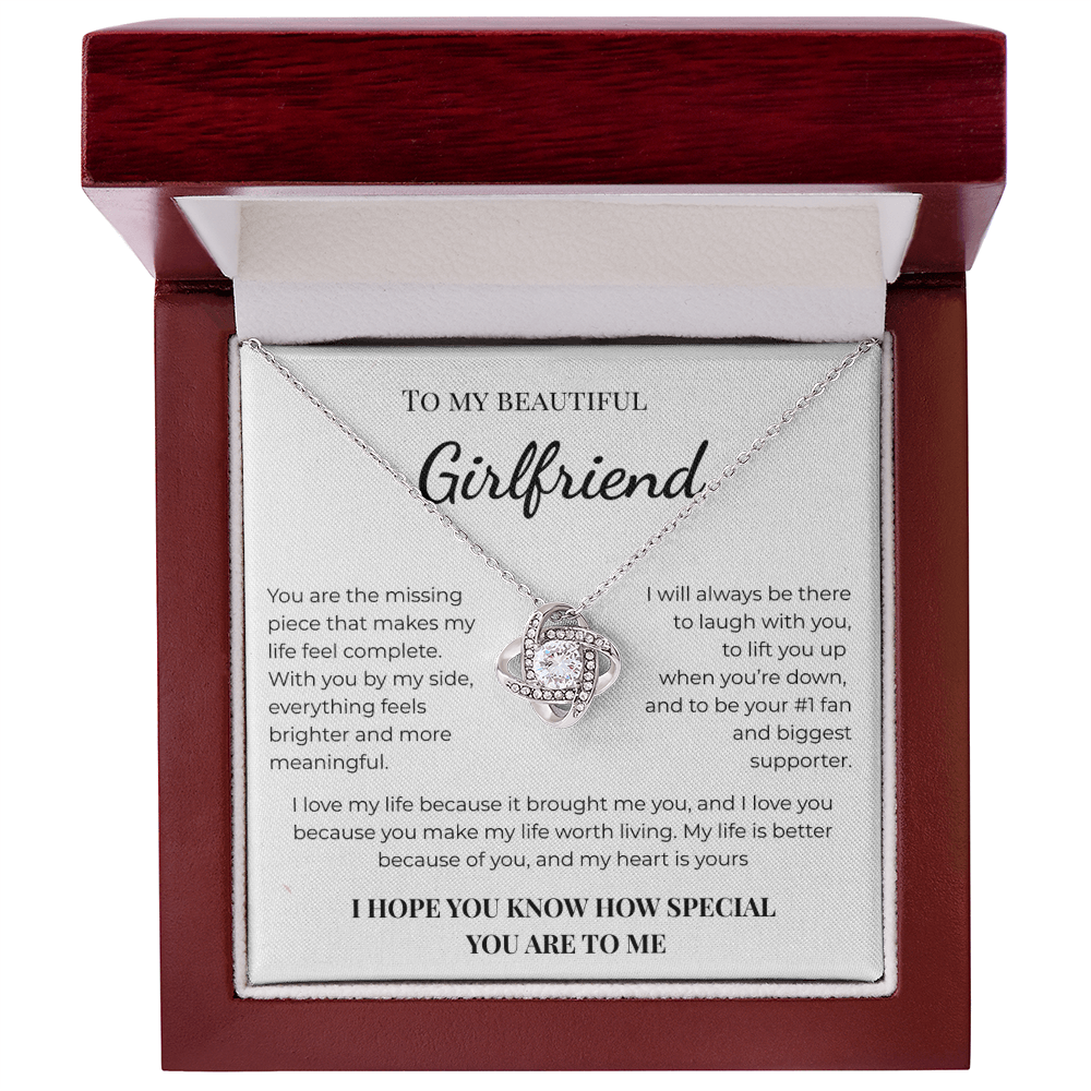 Girlfriend Heart Pendant Necklace Romantic Valentine Gift For Her.
