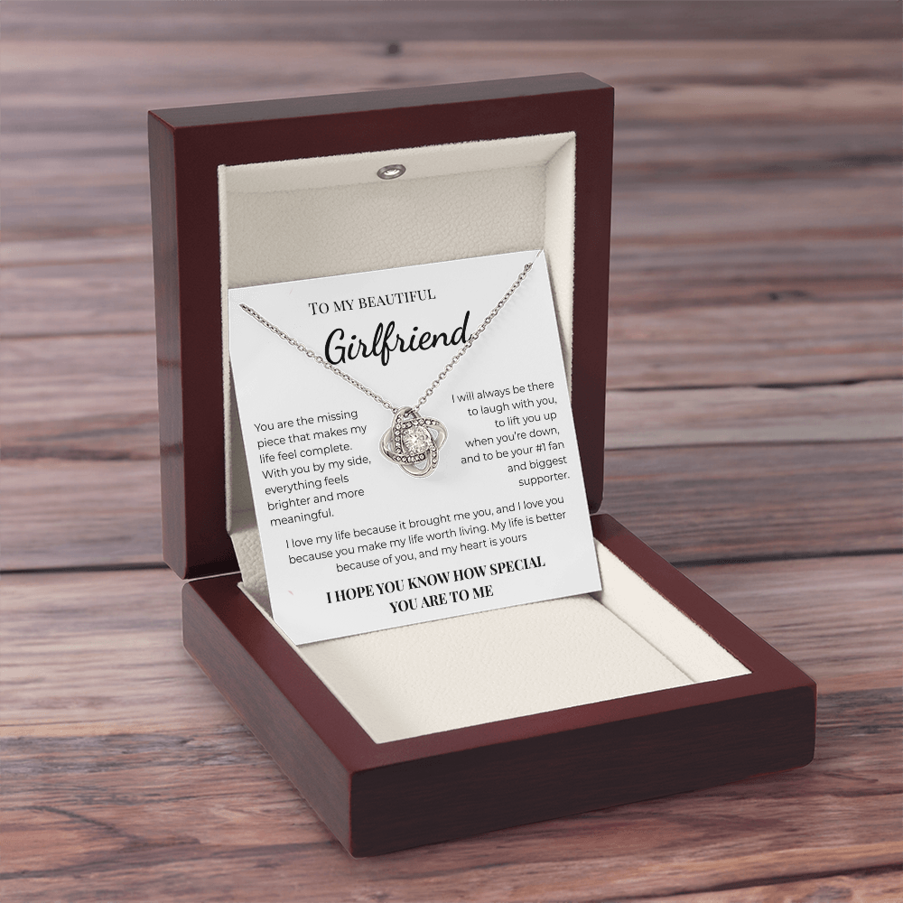 Girlfriend Heart Pendant Necklace Romantic Valentine Gift For Her.