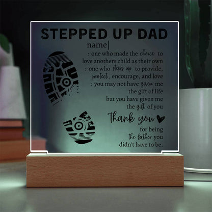 To My Dad | Square Acrylic Plaque