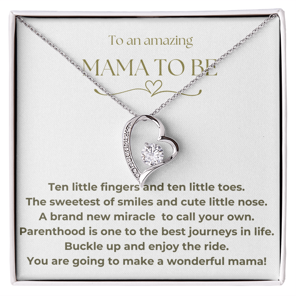 To An Amazing Mama To Be Forever Love Necklace