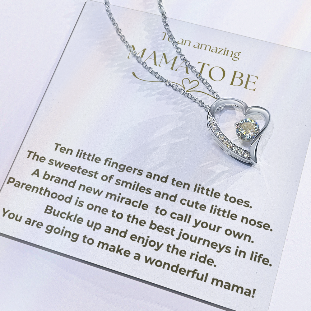 To An Amazing Mama To Be Forever Love Necklace