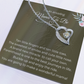 To An Amazing Mama To Be Gold Forever Love Necklace