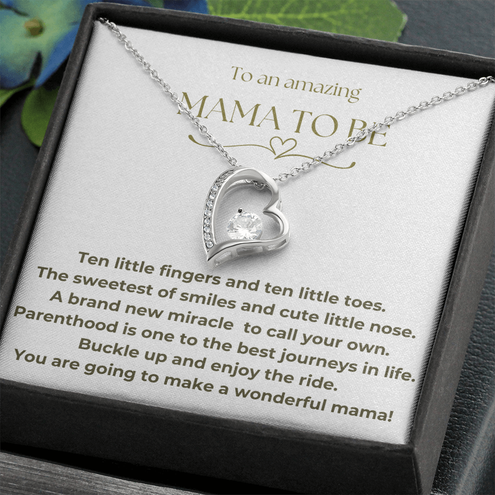 To An Amazing Mama To Be Forever Love Necklace