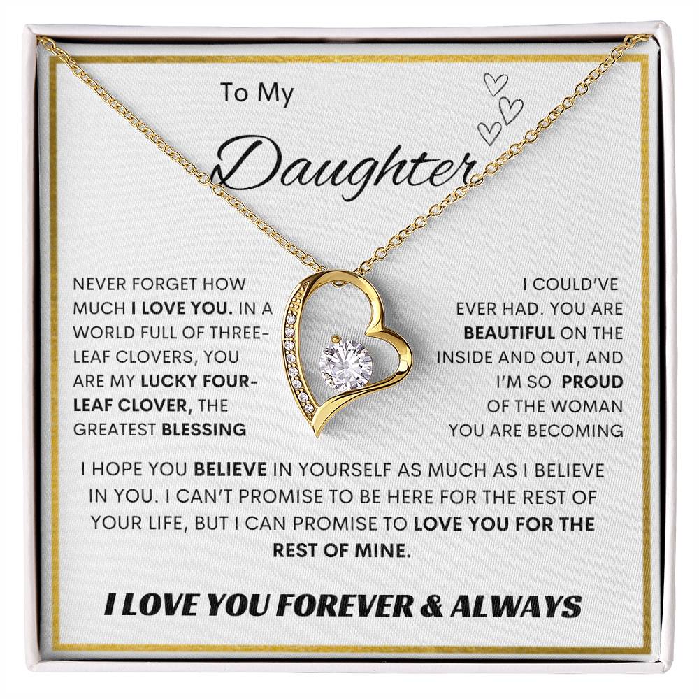 Golden Border To My Daughter