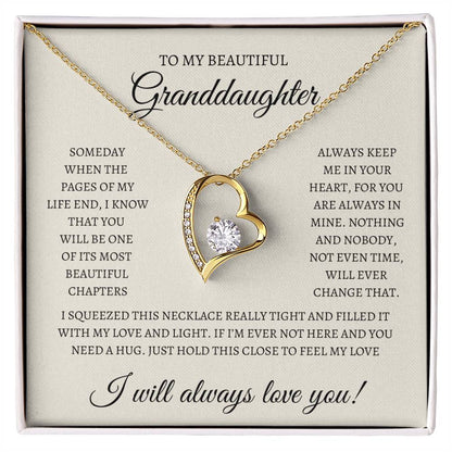 To my beautiful Granddaughter