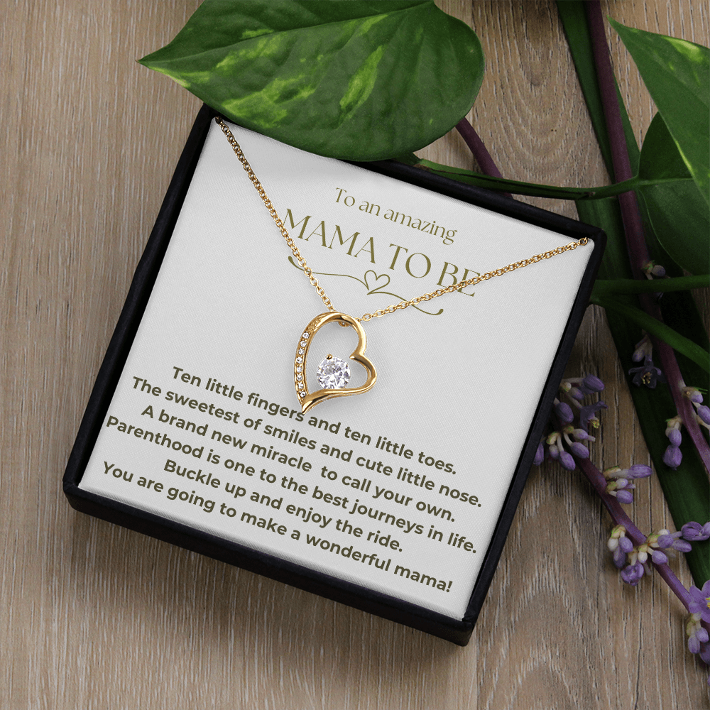 To An Amazing Mama To Be Forever Love Necklace