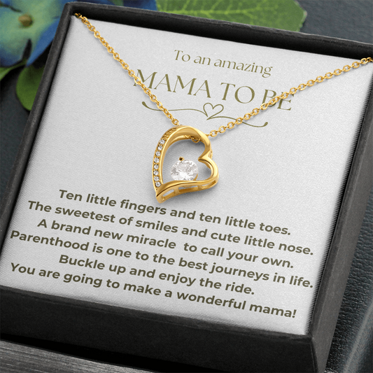 To An Amazing Mama To Be Forever Love Necklace