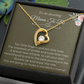 To An Amazing Mama To Be Gold Forever Love Necklace