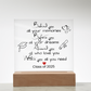 Class of 2025 Graduation Acrylic