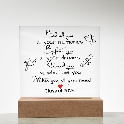 Class of 2025 Graduation Acrylic