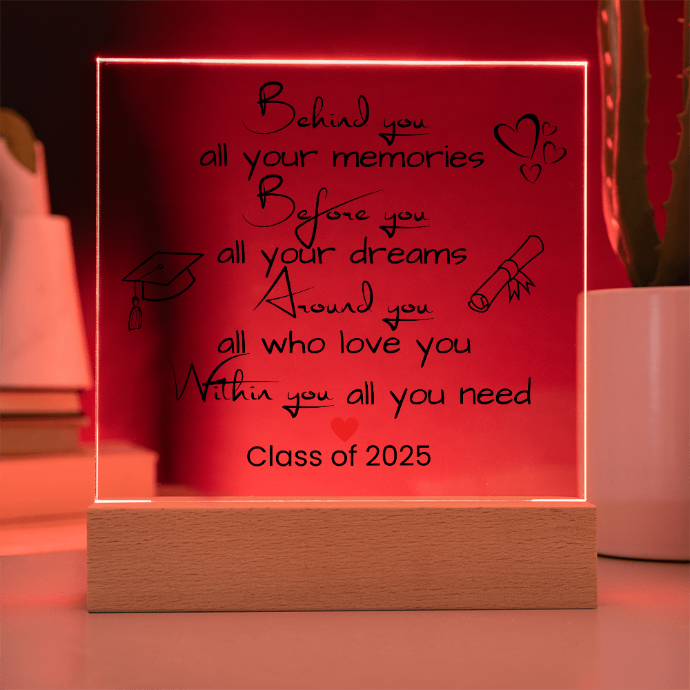 Class of 2025 Graduation Acrylic
