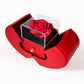 Romantic Eternal Rose Necklace Gift Box – Love Knot Necklace for Girlfriend – Valentine’s Day Jewelry Gift for Her