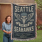 Seattle Seahawks Super Bowl LX Champions Woven Blanket