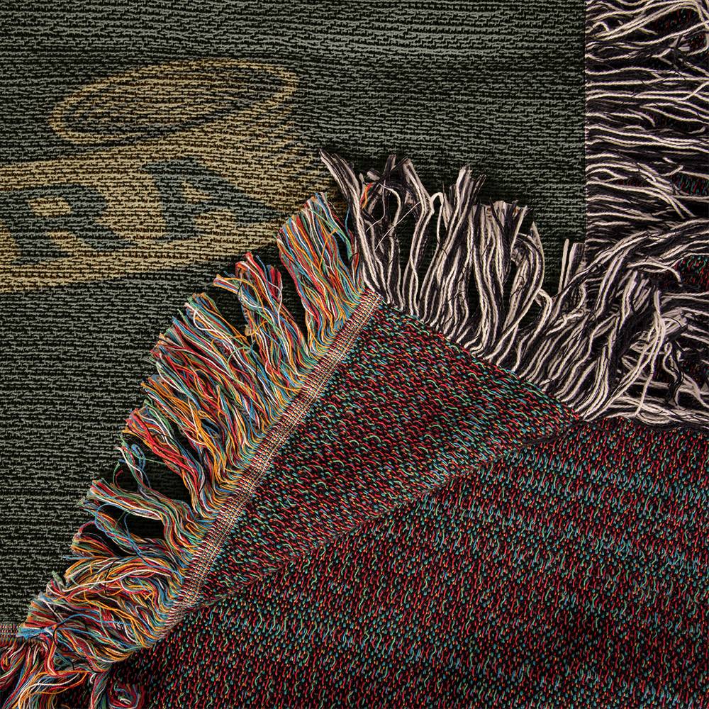 Green Bay Packers Woven Blanket | Frozen Tundra Lambeau Skull Football Throw | Super Bowl Champs