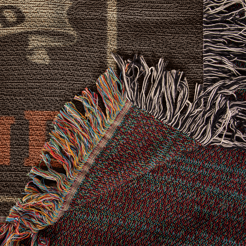 Cleveland Browns Woven Blanket | Dawg Pound Skull Football Throw | Believeland Edition