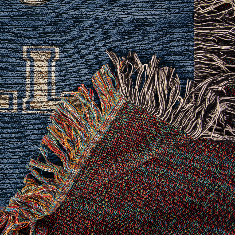 Indianapolis Colts Woven Blanket | Skull Helmet Football Throw | Super Bowl V & XLI Champions