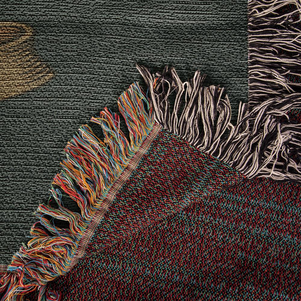 Miami Dolphins Woven Blanket | Fins Up Diver Skull Design | Super Bowl Champs VII & VIII