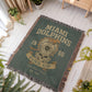 Miami Dolphins Woven Blanket | Fins Up Diver Skull Design | Super Bowl Champs VII & VIII