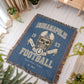 Indianapolis Colts Woven Blanket | Skull Helmet Football Throw | Super Bowl V & XLI Champions