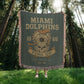 Miami Dolphins Woven Blanket | Fins Up Diver Skull Design | Super Bowl Champs VII & VIII