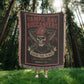 Tampa Bay Buccaneers Woven Blanket – “Raise the Flags” Vintage Pirate Skull (1976)
