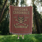 Arizona Cardinals Woven Blanket – “Protect The Nest” Vintage Skull Design