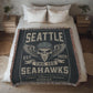Seattle Seahawks Super Bowl LX Champions Woven Blanket