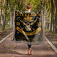 Pittsburgh Steelers Woven Blanket | Steel City Tough Skull Hardhat Throw | Super Bowl Champions