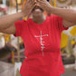 Faith White Cross T-Shirt ✝️